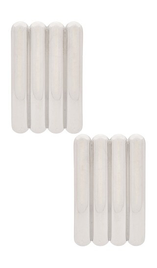 Nat Earrings in Silver | Revolve Clothing (Global)