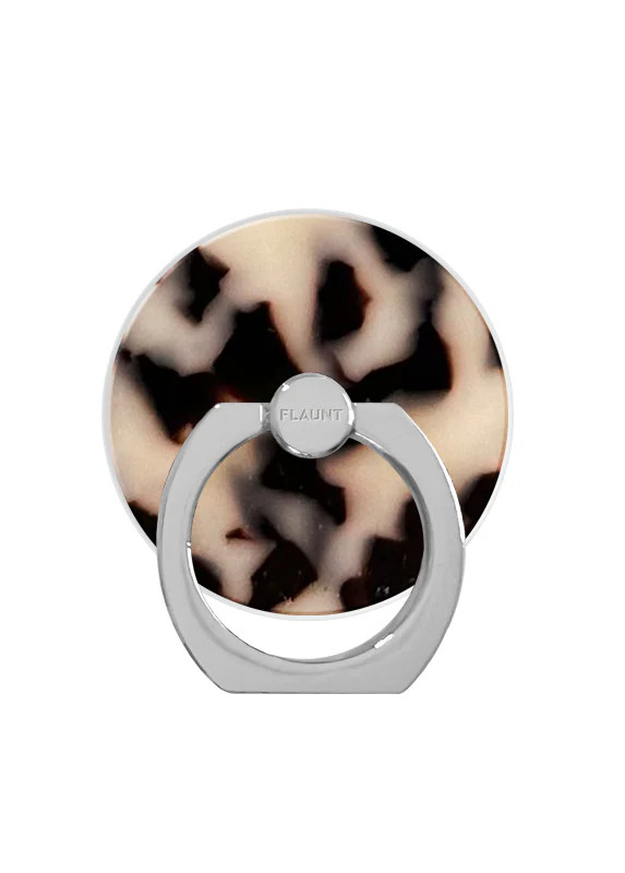 Blonde Tortoise Shell Phone Ring | FLAUNT