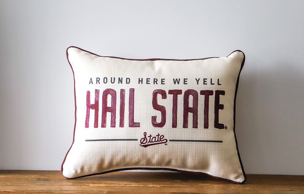 Miss State Around Here Pillow | Little Birdie | Little Birdie