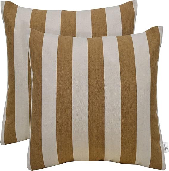 RSH Décor Indoor Outdoor Set of 2 Pillows Made with Sunbrella Fabric, (24" x 24", Maxim Heather ... | Amazon (US)
