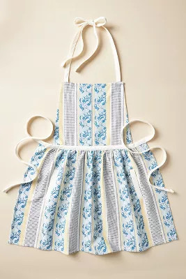 The Mediterranean Dish Jacquard Apron | Anthropologie (US)
