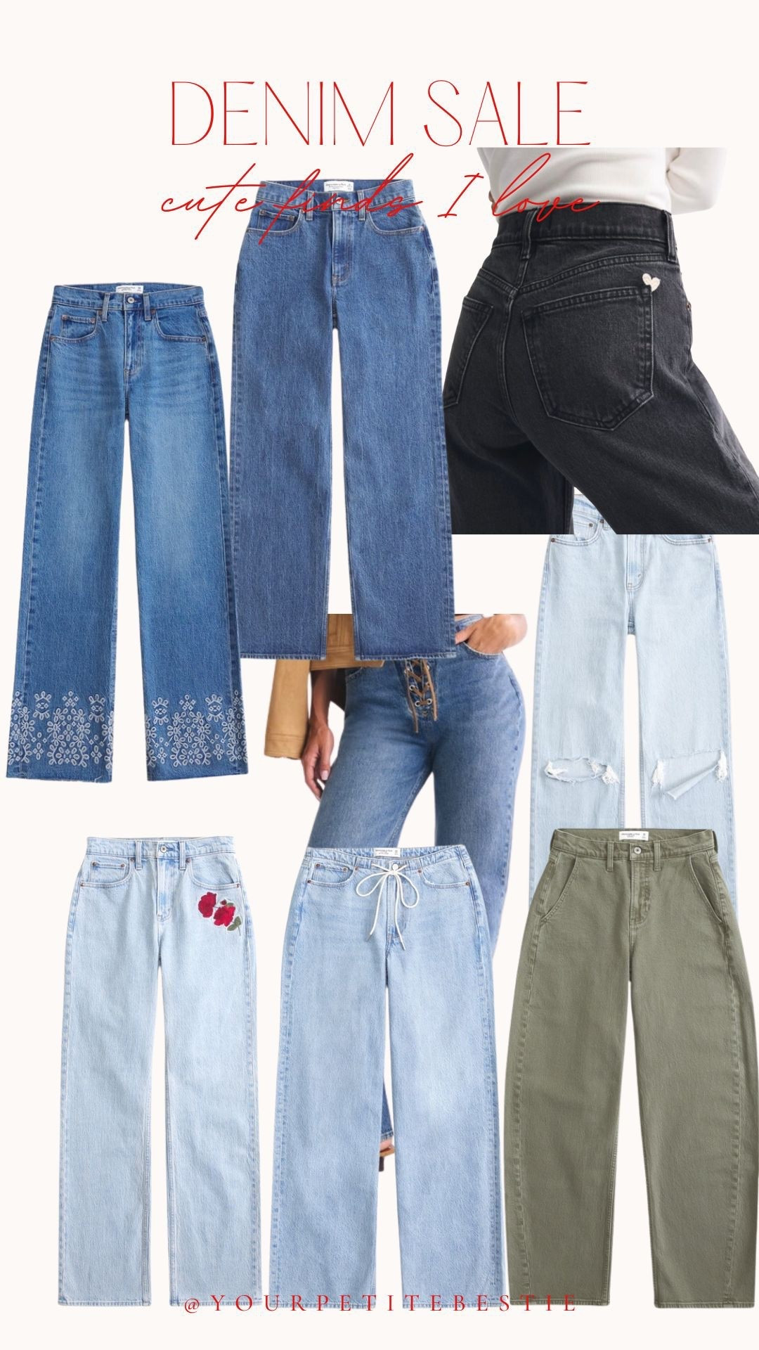 Huge denim sale!! They come in short and extra short sizes. Timeless options and I found the cutest ones for spring!! 

20-40% off plus stacks with code DENIMAF !! Now is the time to stock up!! This is the cheapest I ever see them in the good sizes! 

#LTKootd #LTKSaleAlert #LTKPetite