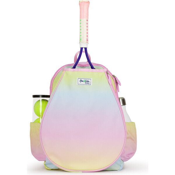 Little Love Tennis Backpack, Rainbow Sherbert | Maisonette