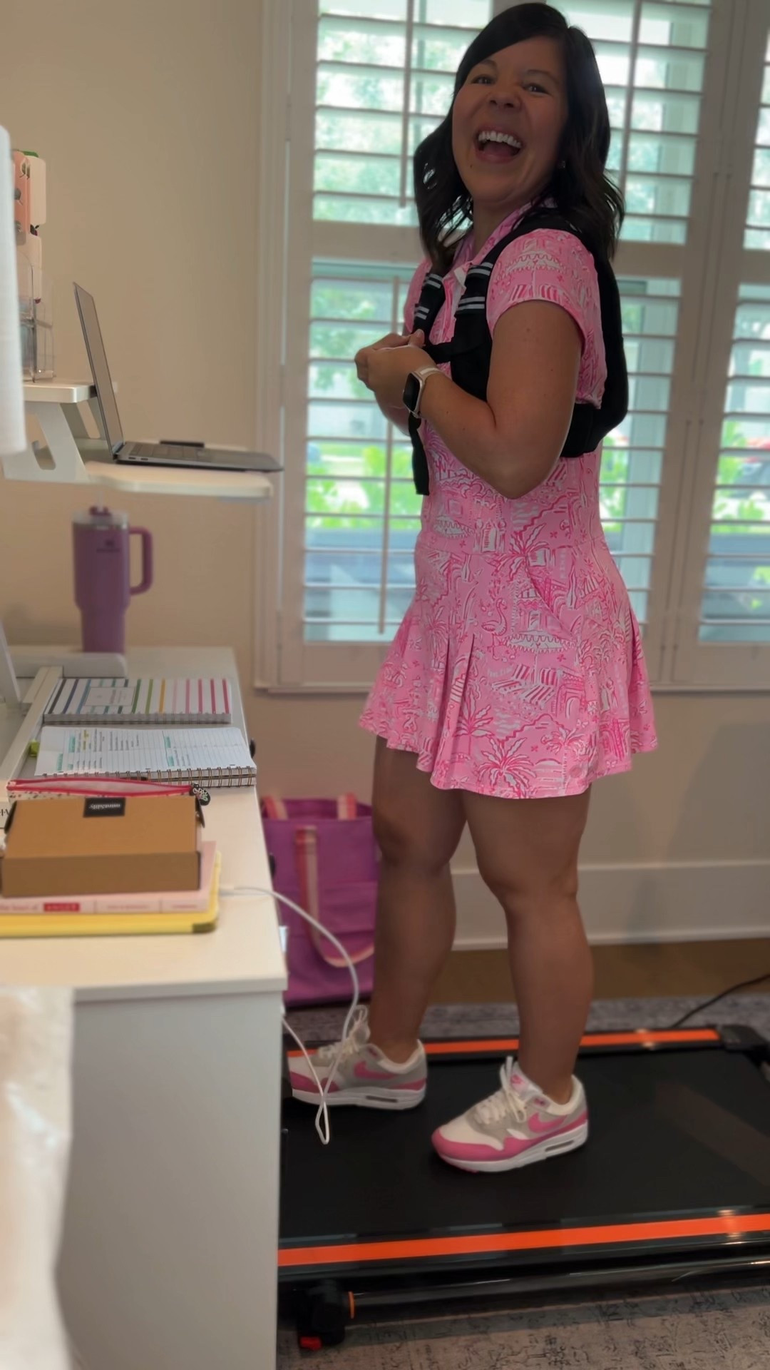 Loving my walking pad, especially with the addition of my weighted vest! Wearing a size medium in this athletic dress.

#LTKStyleTip #LTKActive #LTKSeasonal