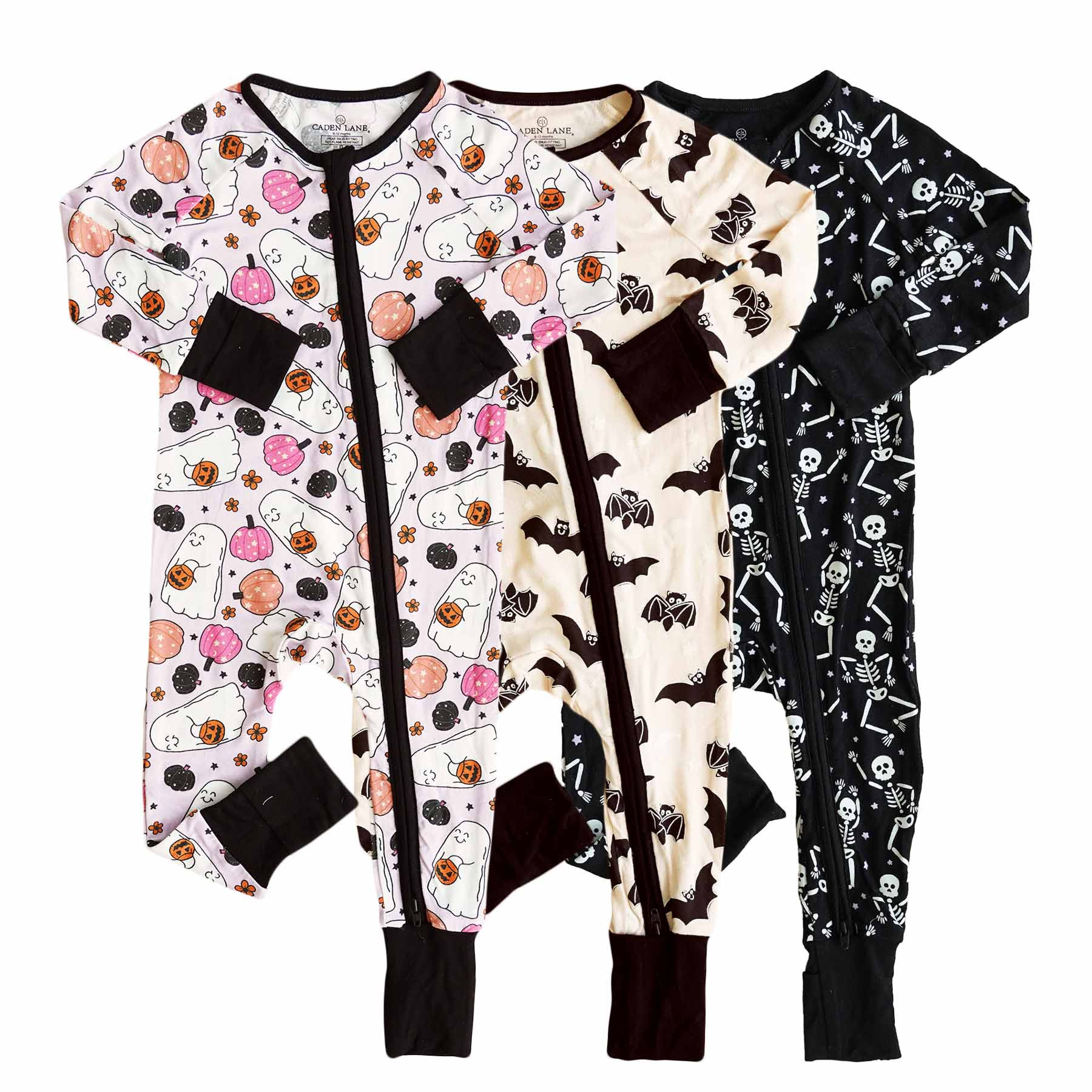 Fall Holiday Convertible Zip Rompers | Caden Lane