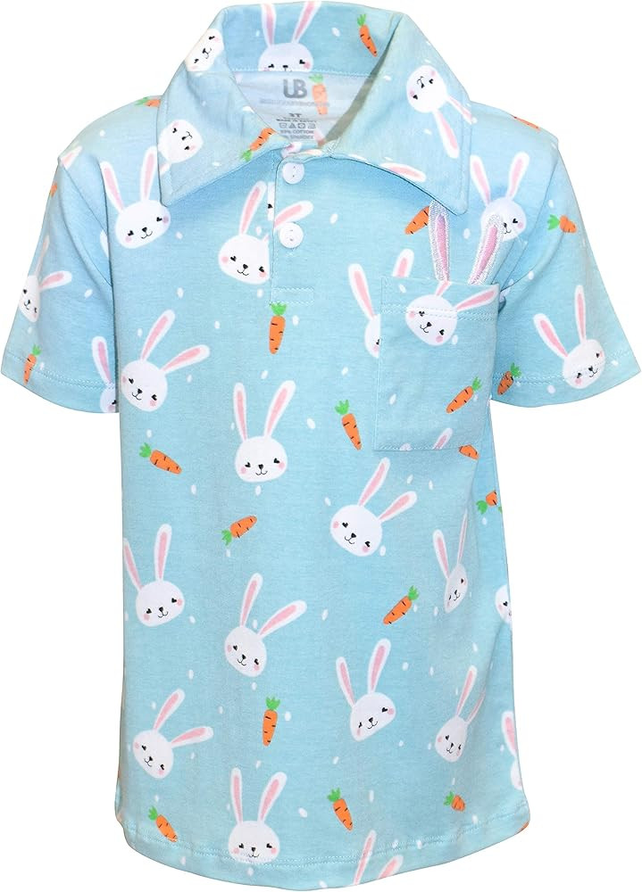 Unique Baby Moisture Wicking Kids Polo Shirts for Toddler Boys Polo Shirt | Amazon (US)