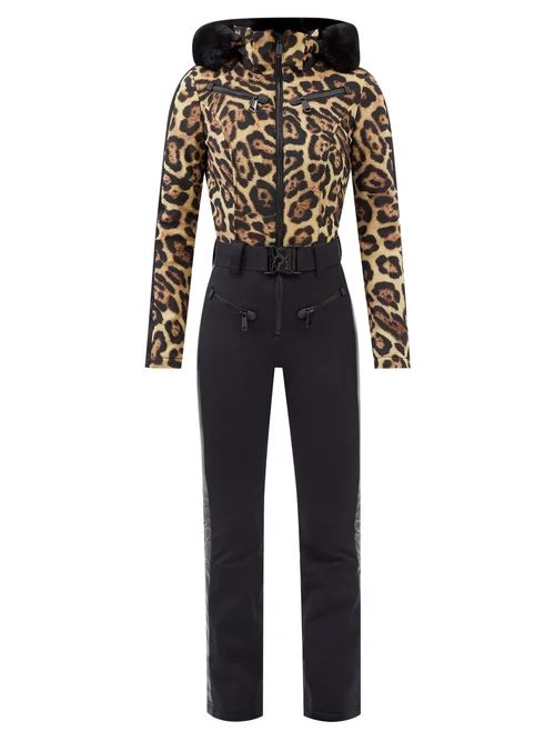 Goldbergh - Lynx Leopard-print All-in-one Ski Suit - Womens - Animal | Matches (US)