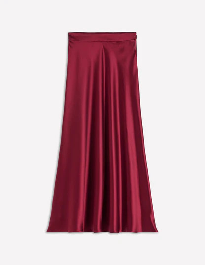 Bias Cut Slip Skirt-Port | Boden (US)