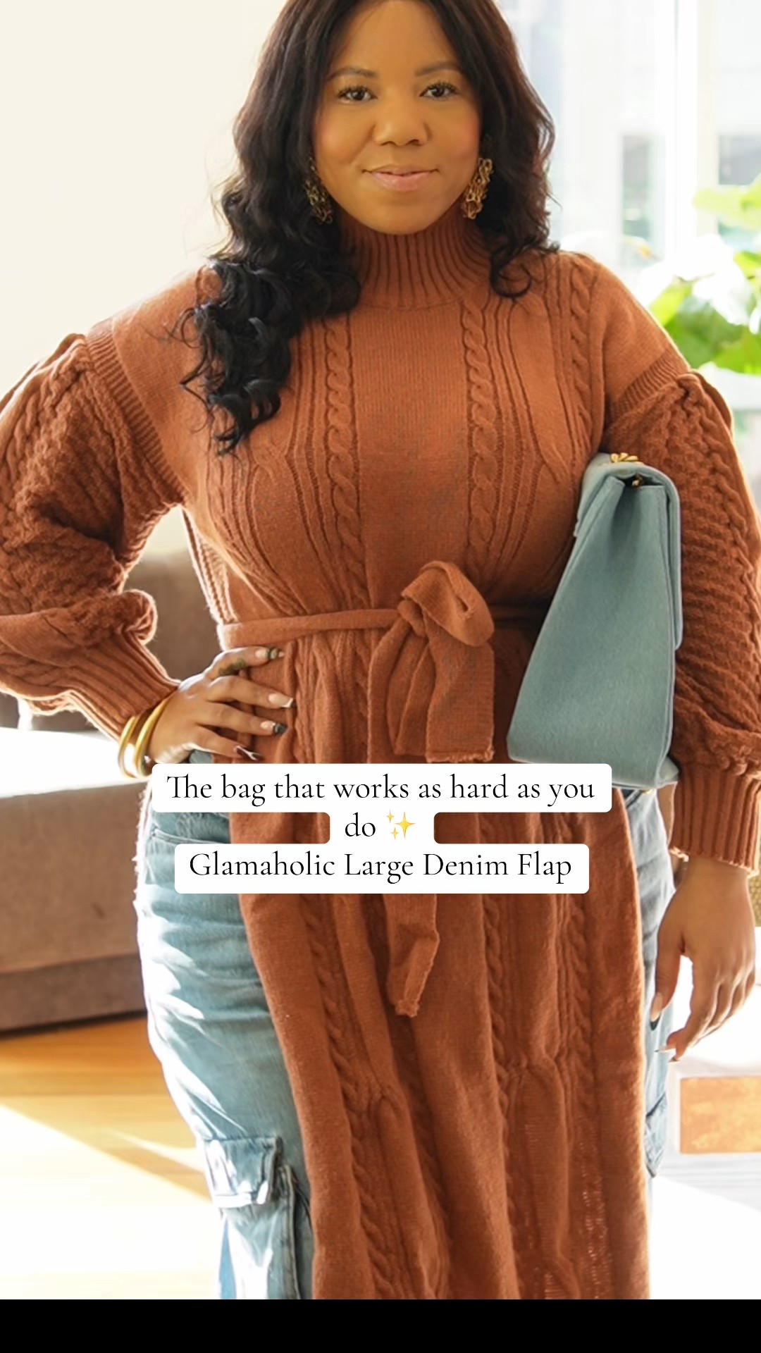 Glamaholic lifestyle flap bag 