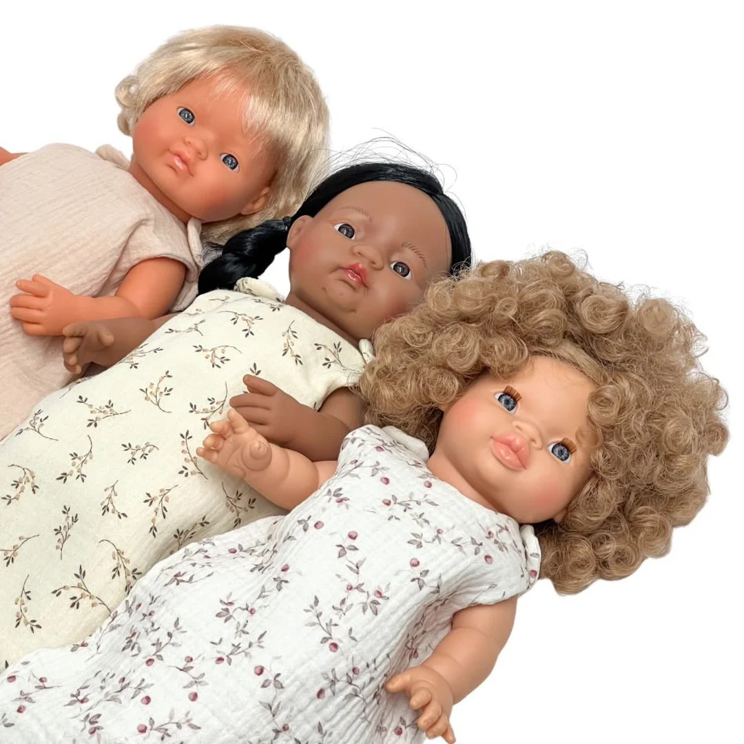 Doll Sleeping Bag for Minikane 34 Cm or Miniland 38 Cm Dolls, Muslin Sleeping Bag, Christmas Gift... | Etsy (US)