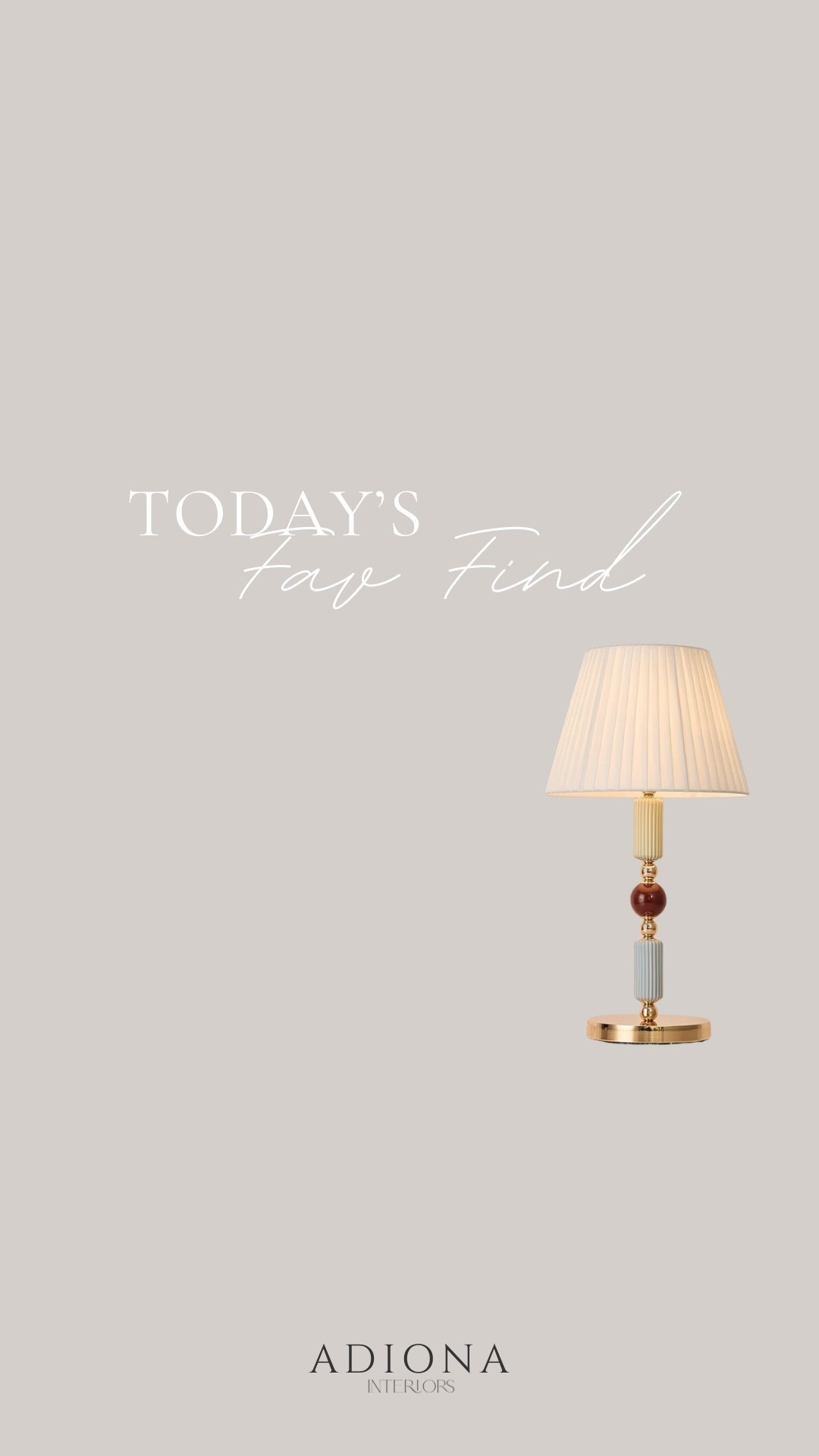 Today’s fav find 

Amazon home, desk lamp

#LTKSeasonal #LTKHome