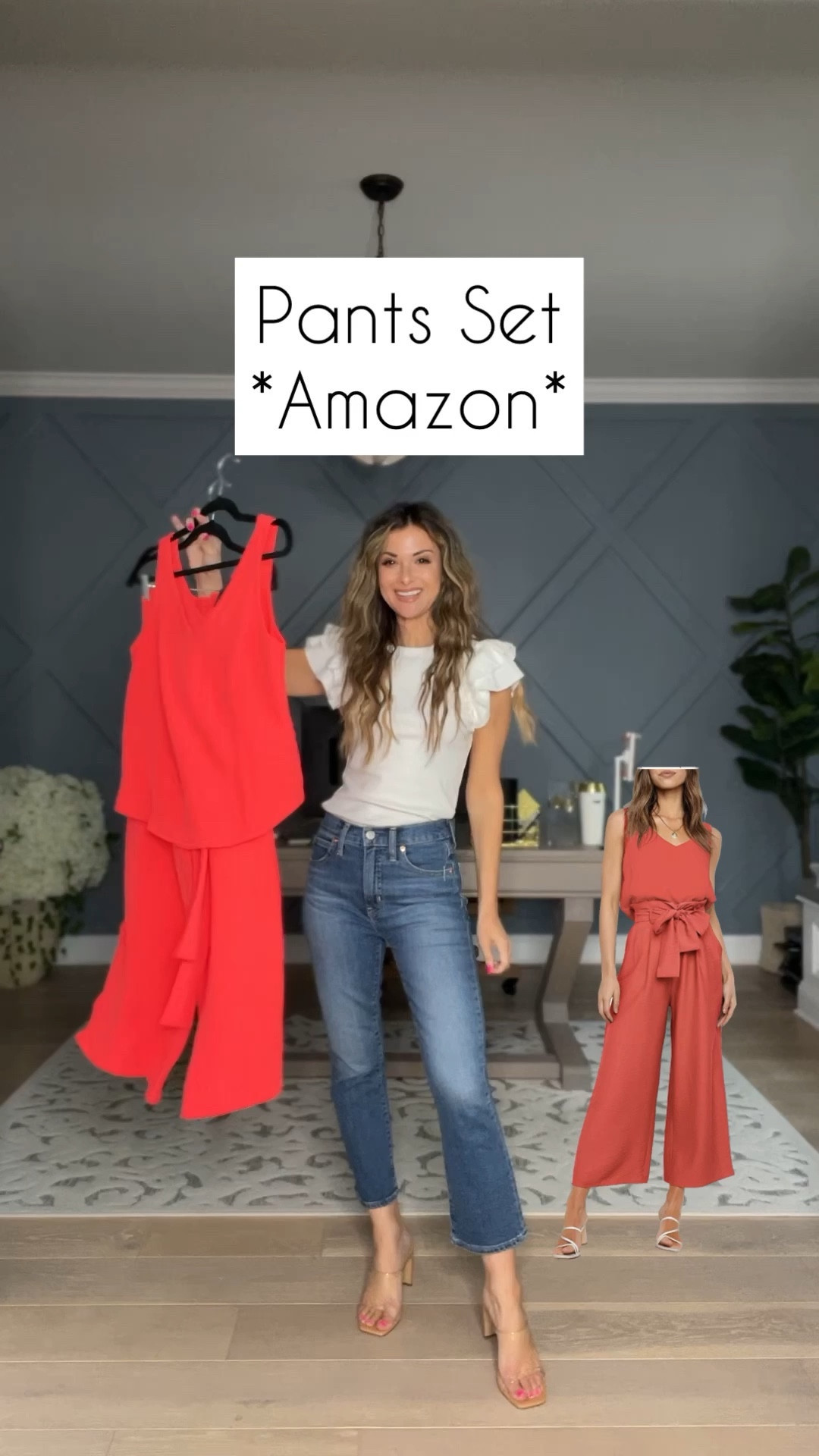 Pant set//xs//5’1//size down if between//heels//tts//jeans//tts//24 petite//use codes PERK and GAPVIP//ribbed top//size small//size up if don’t want skin tight//

#LTKunder50 #LTKFind #LTKsalealert