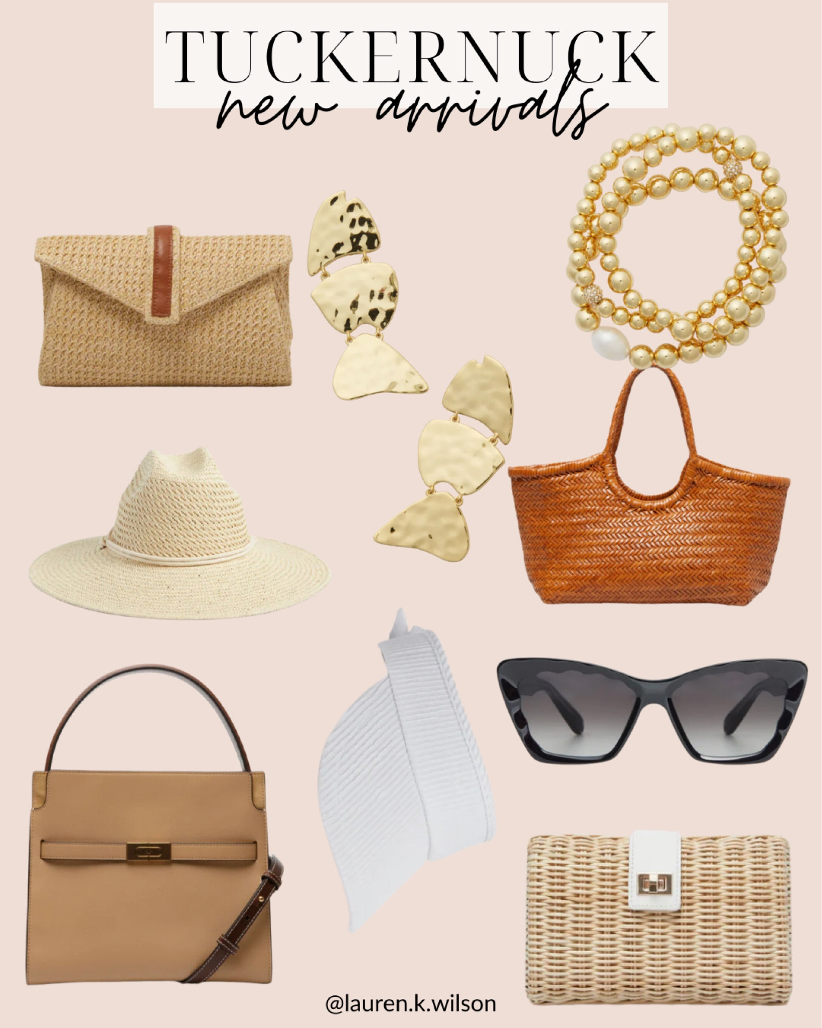 Tuckernuck, new arrivals, accessories, purses, tote bag, sunglasses, Sun hat, visor, earrings 

#LTKstyletip #LTKfindsunder100 #LTKSeasonal