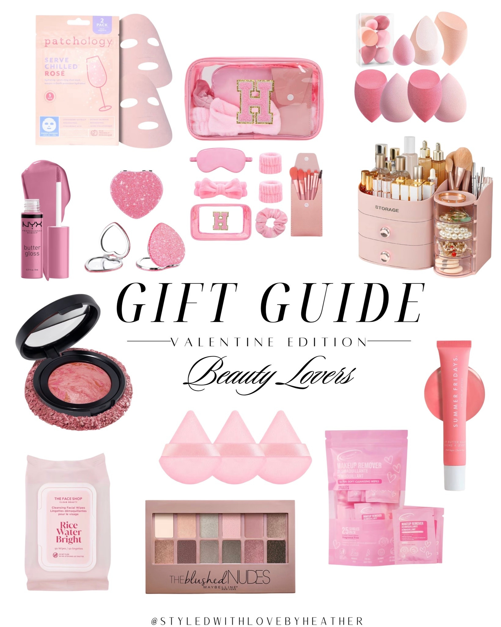 💗 Valentine’s Beauty Gift Guide — Under $25 💗
The cutest pink beauty finds that make perfect Valentine’s Day gifts for her (or a little self-love 💕) — every item in this edit is under $25 and still feels luxe, aesthetic, and gift-worthy.

Featuring viral makeup favorites, glossy lips, rosy blush, beauty sponges, skincare essentials, and chic organizers that look way more expensive than they are. Perfect for Galentine’s Day, affordable Valentine’s gifts, last-minute presents, or stocking stuffers.

💌 Shop all Valentine’s beauty gifts under $25 linked here on LTK
💄 Save for later & share with your Valentine 

 #LTKValentine #LTKselfcare #LTKBeauty