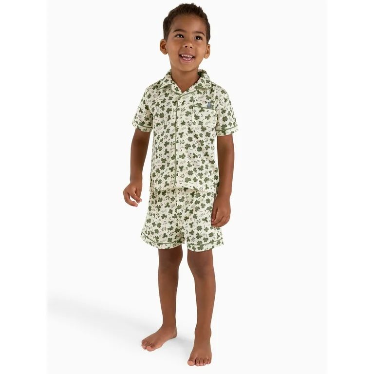 Modern Moments by Gerber Toddler Unisex St. Patrick's Day Short Sleeve Pajama Set, 2-Piece, 2T-5T | Walmart (US)