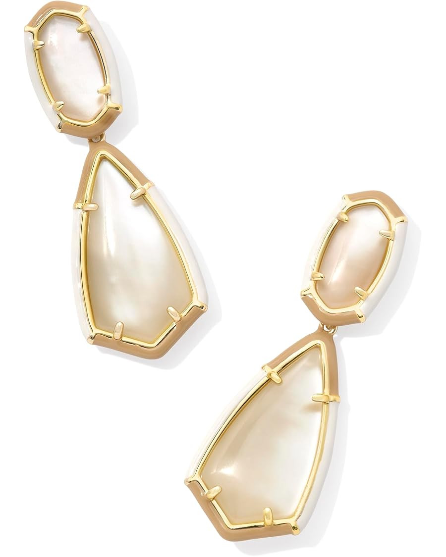 Kendra Scott Camry Enamel Framed Statement Earrings, Fashion Jewelry for Women | Amazon (US)
