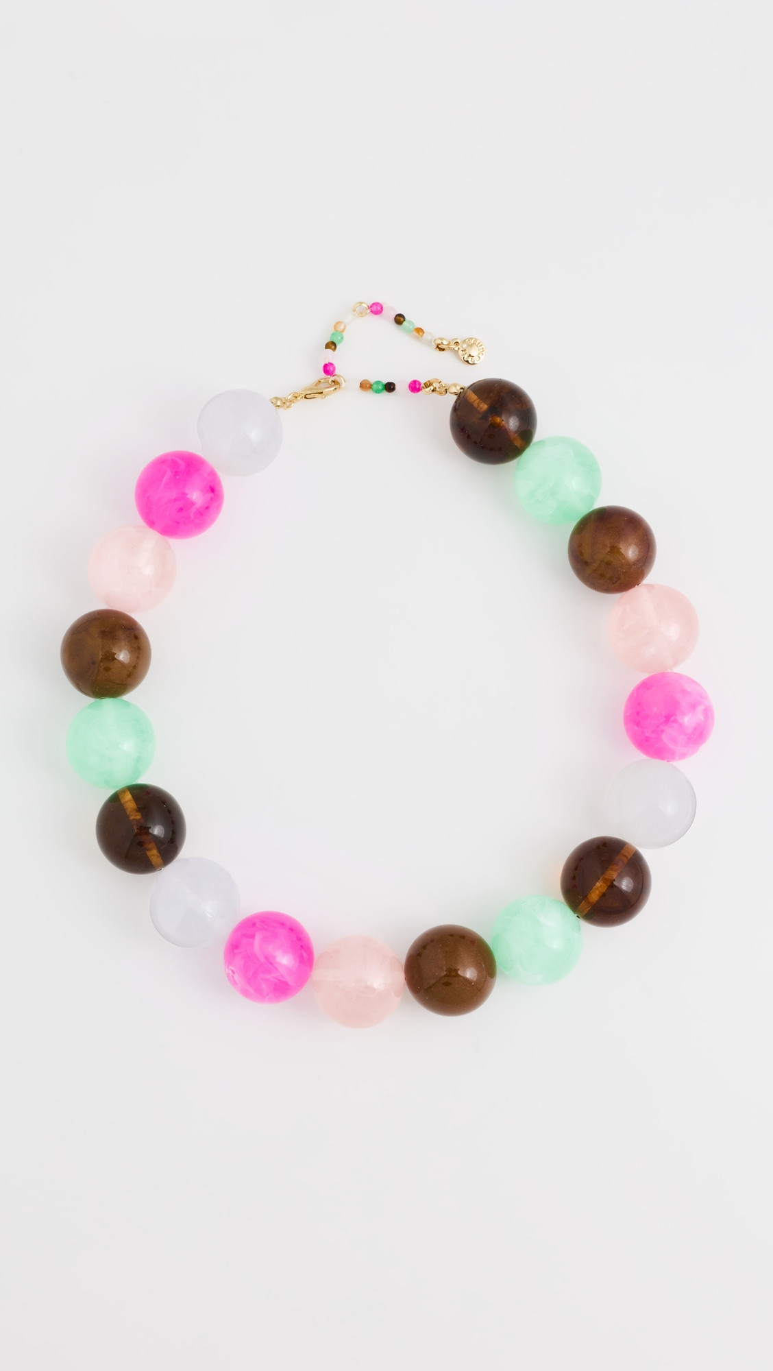 BaubleBar Jane Beaded Necklace Pink One Size | Shopbop