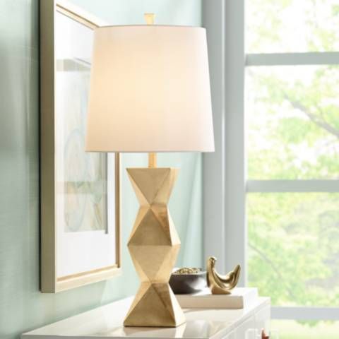 Ripley Gold Finish Modern Table Lamp | Lamps Plus