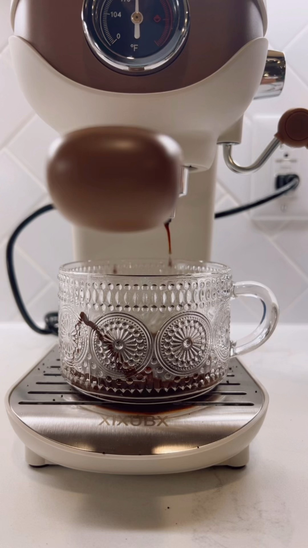 // my espresso machine and my fav glass mugs // 

#LTKHome #LTKmorningroutine #LTKdayinmylife