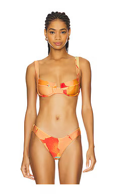 LSPACE Coast To Coast Bikini Top in Native Poppies from Revolve.com | Revolve Clothing (Global)