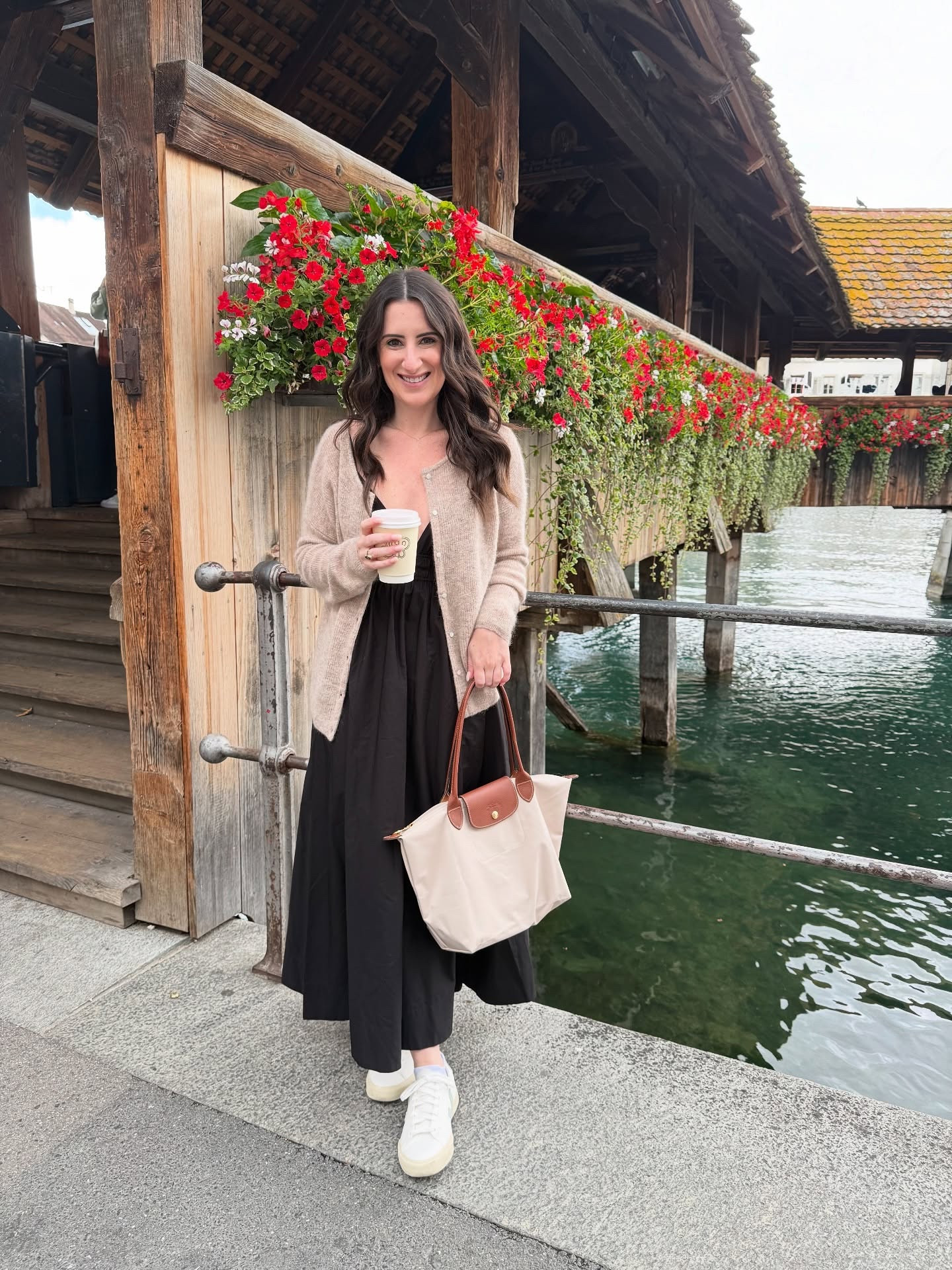 Scenes from Lucerne, Switzerland!

It was a very chilly few days so I actually threw on some leggings under this dress and added this cozy Sezane sweater to keep warm! 

For my other outfit, I kept it casual for travel with some comfy Aritzia pieces, the BEST Feetures socks, and some comfy shoes.

The perfect outfits to transition from summer to fall and for exploring a new city! 🖤

#LTKStyleTip #LTKTravel #LTKPetite