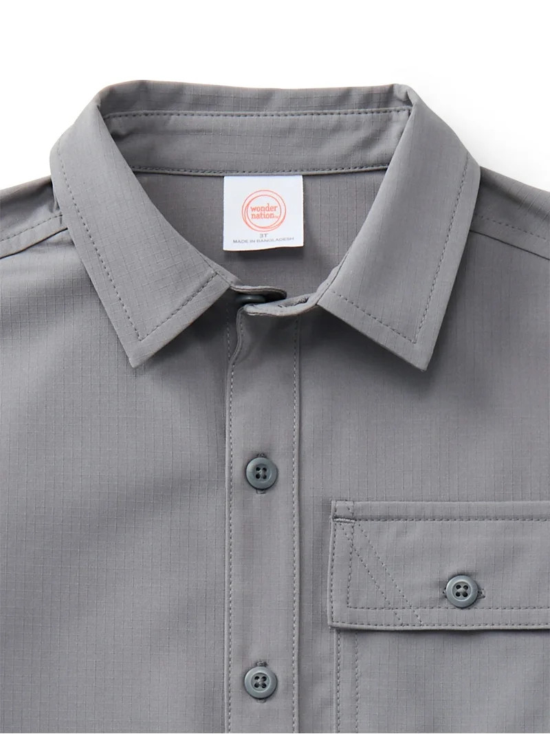 Wonder Nation Toddler Boys Adventure Shirt, Sizes 12M-5T | Walmart (US)