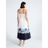 Free Assembly Women's and Women's Plus Sleeveless Ruched Cotton Midi Dress, Sizes XS-4X | Walmart (US)
