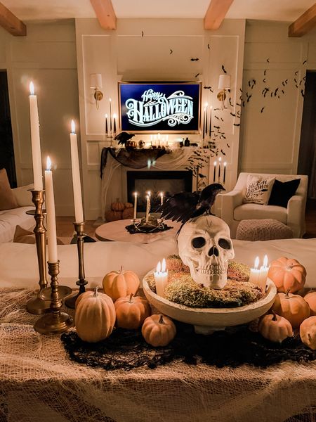 A look at my Halloween living room at night! It’s giving all the spooky vibes

Halloween, home finds, dark and moody, seasonal decor, tapered candle, frame tv, throw pillow, fall home, aesthetic home, skull finds, Amazon, Target, Pottery Barn, Wayfair, shop the look!

#LTKSeasonal #LTKHoliday #LTKhome