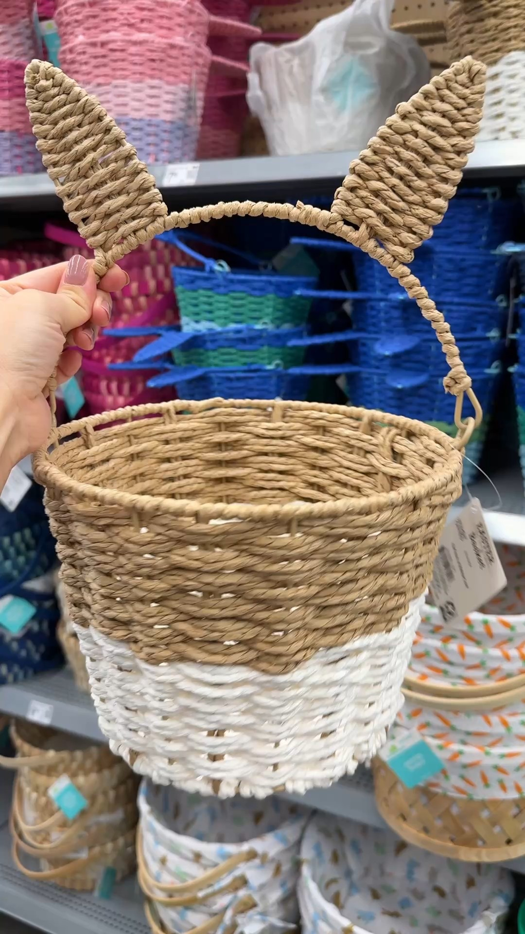 The Easter section at Walmart is insane and so good!!

Easter decor, egg ornament decor, Easter baskets, gold wire bunny stand, carrot bundle decor, bunny decor, bubble fan wand, Easter bunny paper plates, easter bead arts and craft kit

#LTKHome #LTKSeasonal