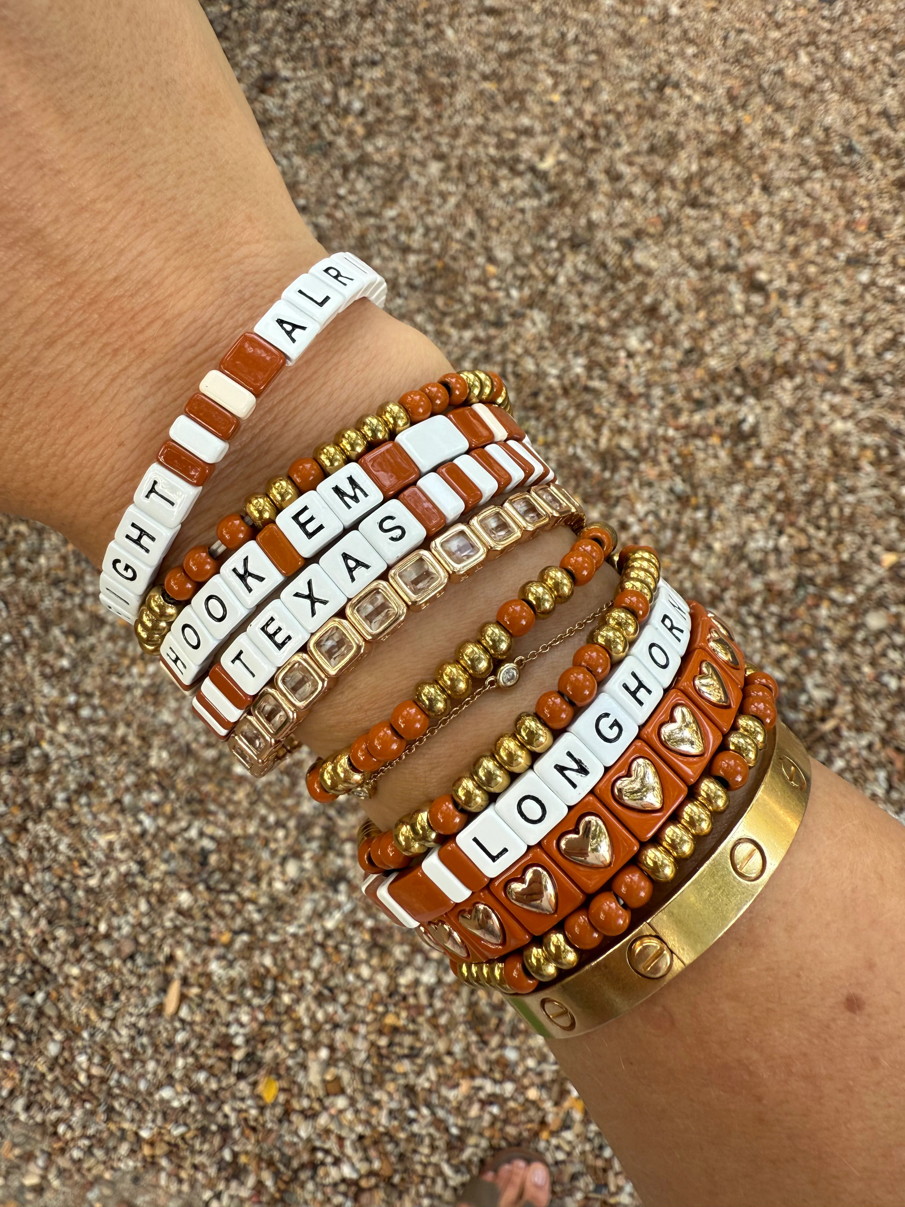 University of Texas Longhorns Bracelets | La Lumiere NY