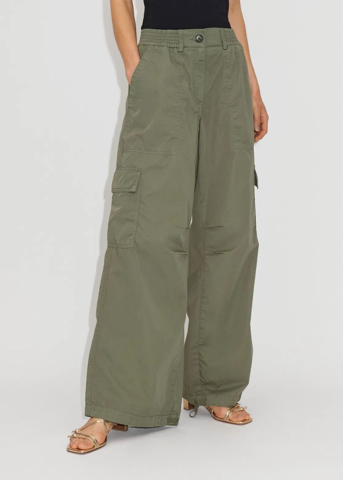 Relaxed Low-Rise Cargo Trouser | ME+EM Global (Excluding US)