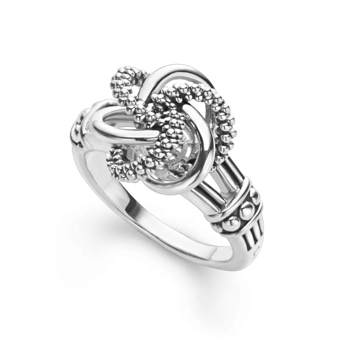 Silver Love Knot Ring | LAGOS