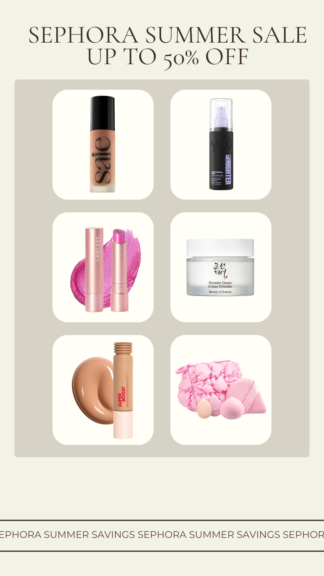Sephora Summer Sale  

 #LTKsummer #LTKbeauty #LTKsale