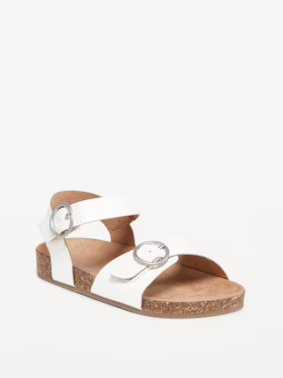 Faux-Leather Buckled Strap Sandals for Toddler Girls | Old Navy (US)