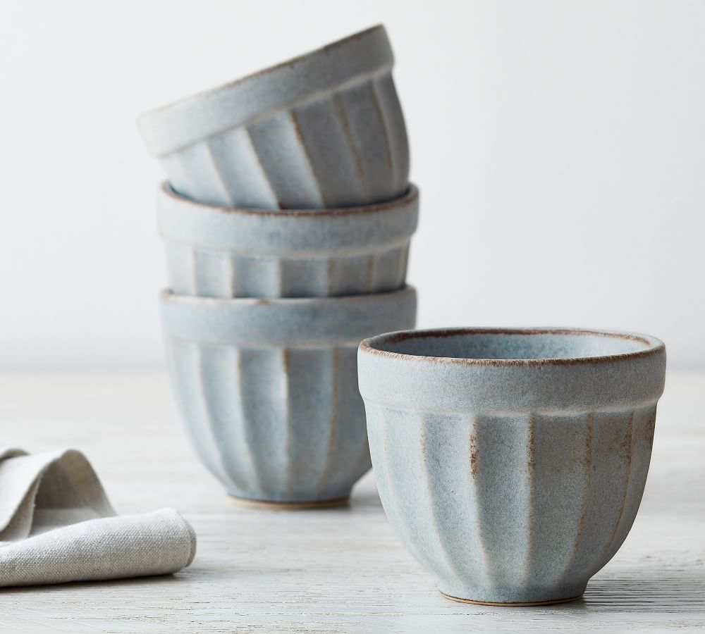 Mendocino Handcrafted Stoneware Ice Cream Bowls - Set of 4 | Pottery Barn (US)