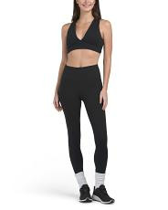 2pc V-neck Bra And Leggings Set | TJ Maxx