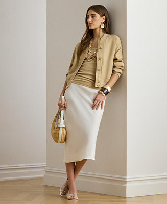 Lauren Ralph Lauren Women's Midi Pencil Skirt - Macy's | Macy's