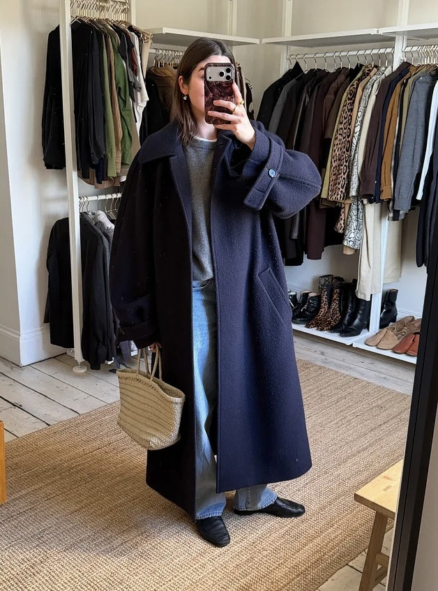 The navy coat of dreams from Studio Nicholson, similar linked below

#LTKstyletip #LTKwinter