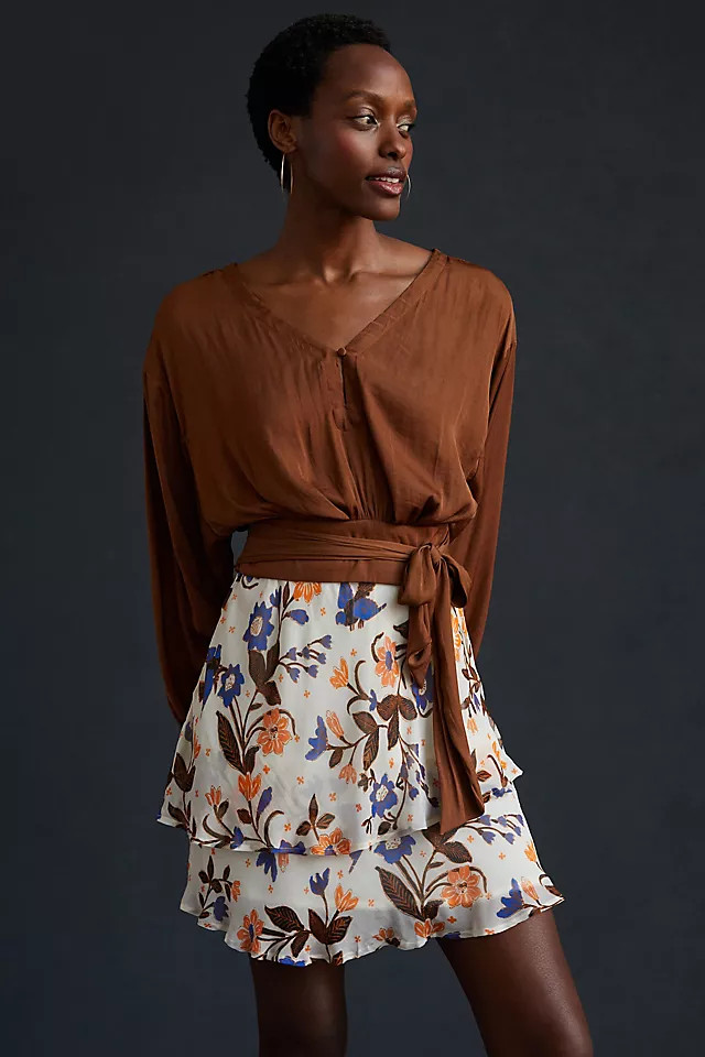 By Anthropologie Tie-Waist Blouse | Anthropologie (US)