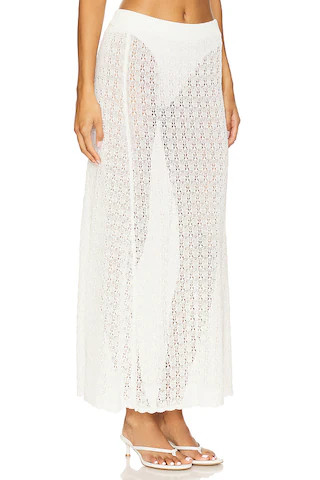 Shiny Pointelle Long Skirt
                    
                    Ganni | Revolve Clothing (Global)