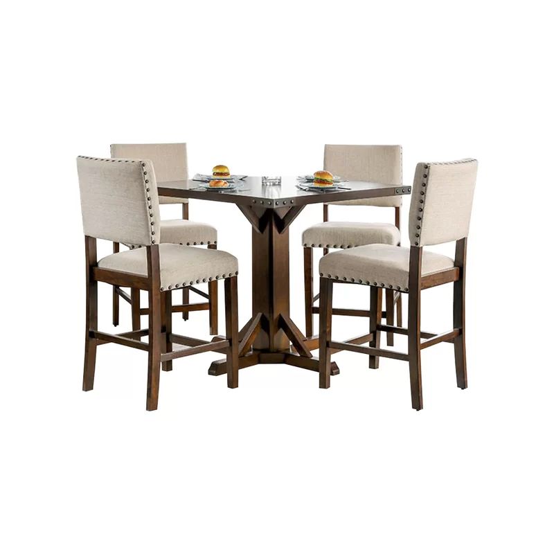 Burkitt Counter Height Solid Wood Dining Table | Wayfair North America