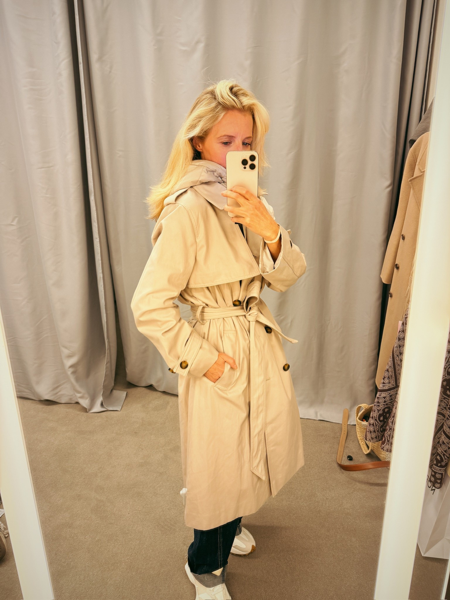 High quality trench with a removable puffer. #NSale