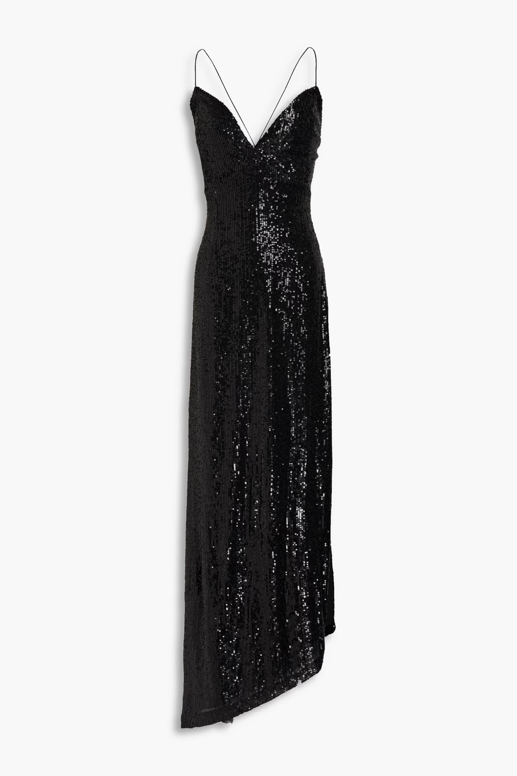 Violet lace-up sequined tulle maxi dress | The Outnet (UK and Europe)