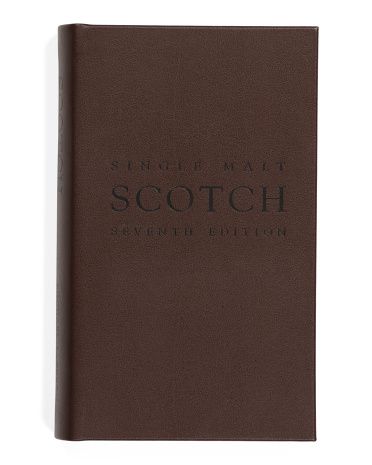 Single Malt Scotch Leather Bound Book | TJ Maxx