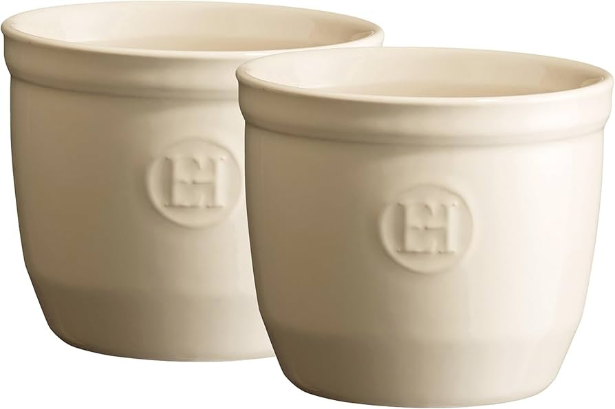 Emile Henry Made in France 6.75 oz (Set of 2), 3.25" x 2.75" Set of Individual ramekins, Clay | Amazon (US)