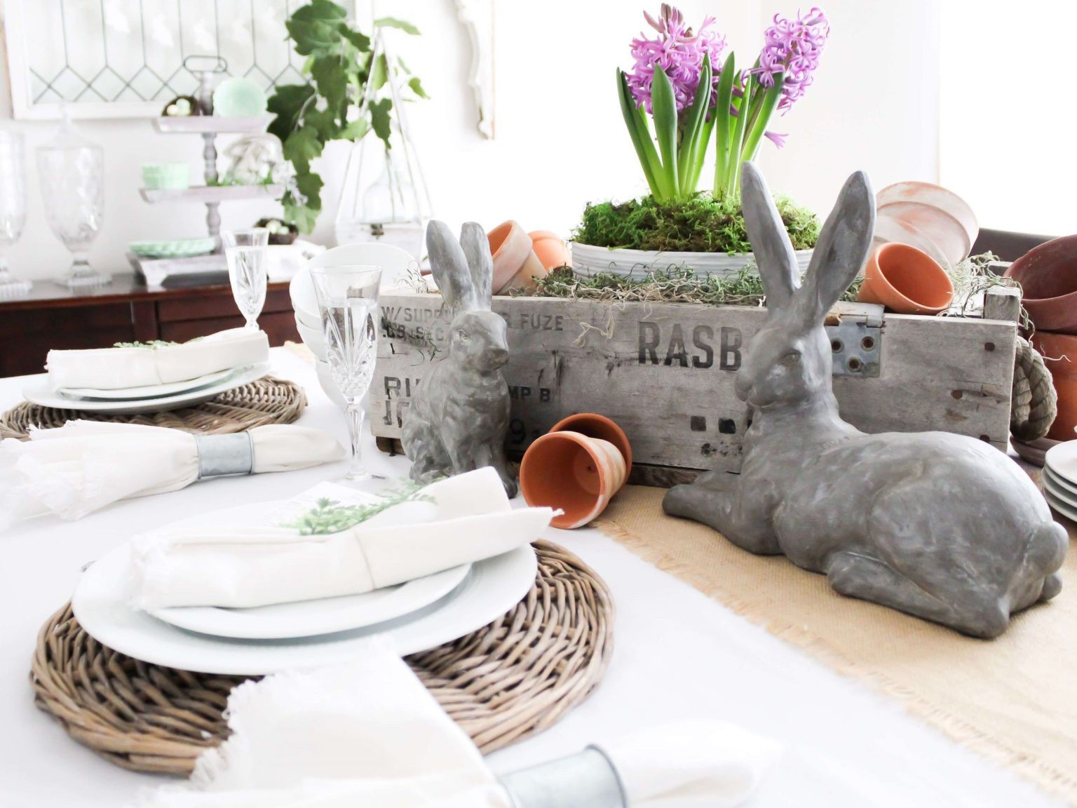 Get ready for Easter breakfast or brunch with a beautifully styled table and simple spring centerpiece. 

#LTKHome #LTKParties #LTKSeasonal