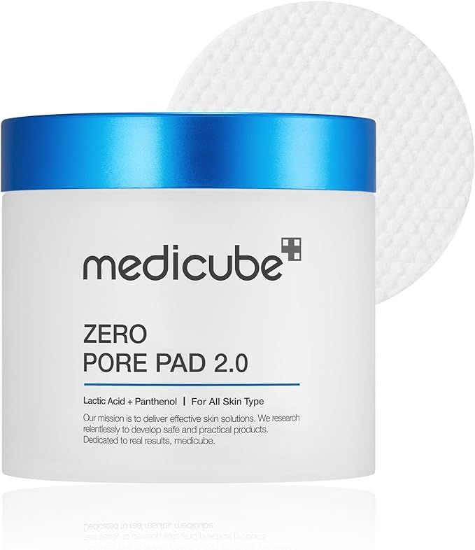Medicube Zero Pore Pads 2.0 - Dual-Textured Facial Toner Pads for Exfoliation and Minimizing Pore... | Amazon (US)