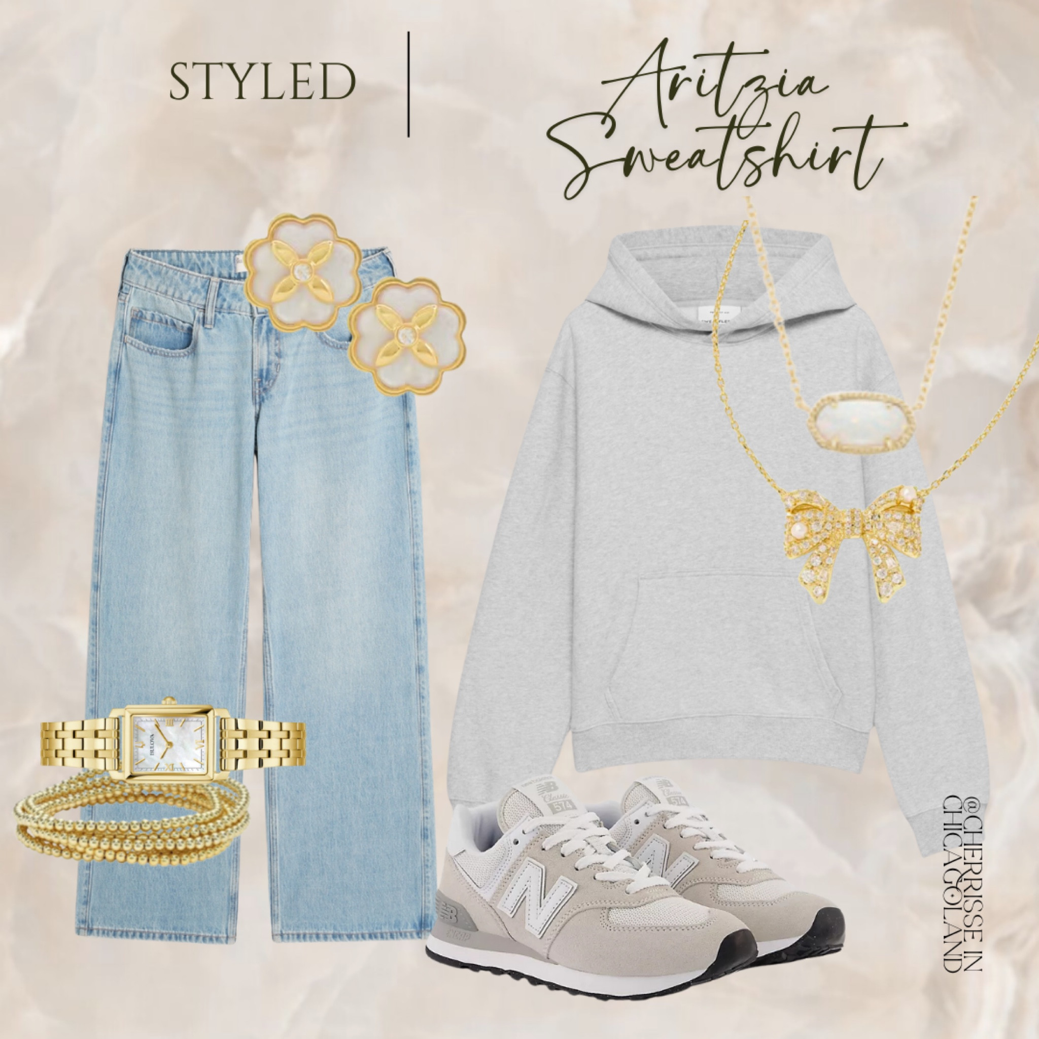 Effortless casual with a touch of gold ✨ Featuring the coziest Aritzia sweatshirt, relaxed denim, and classic New Balance sneakers—perfect for errands or a laid-back weekend. Add a pop of sparkle with chic accessories to elevate the look. Shop this casual vibe on LTK! #AritziaStyle #EffortlessCasual #WeekendLook #ChicAndComfy #LTKOutfitInspo

#LTKStyleTip