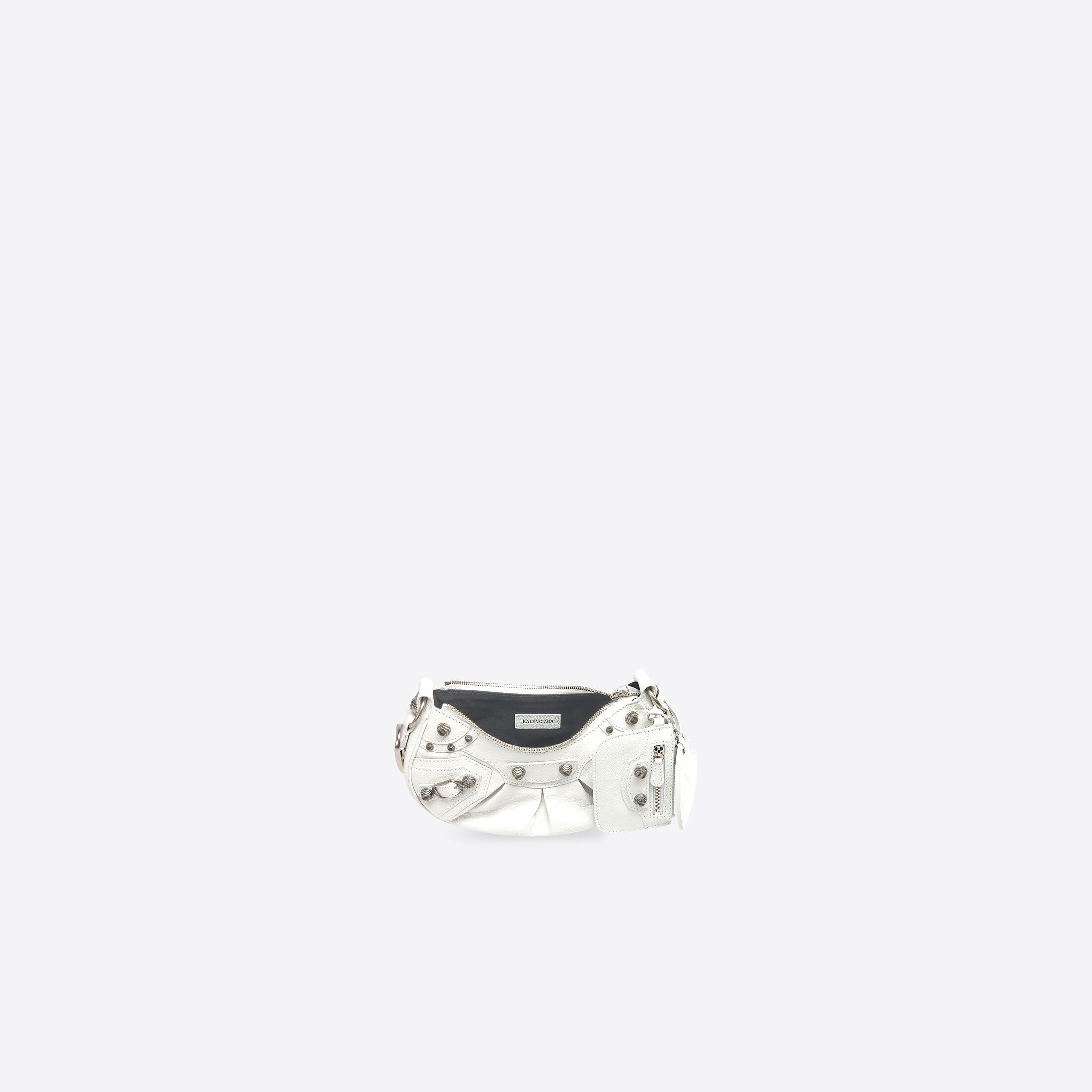 Women's Le Cagole Xs Shoulder Bag in White | Balenciaga