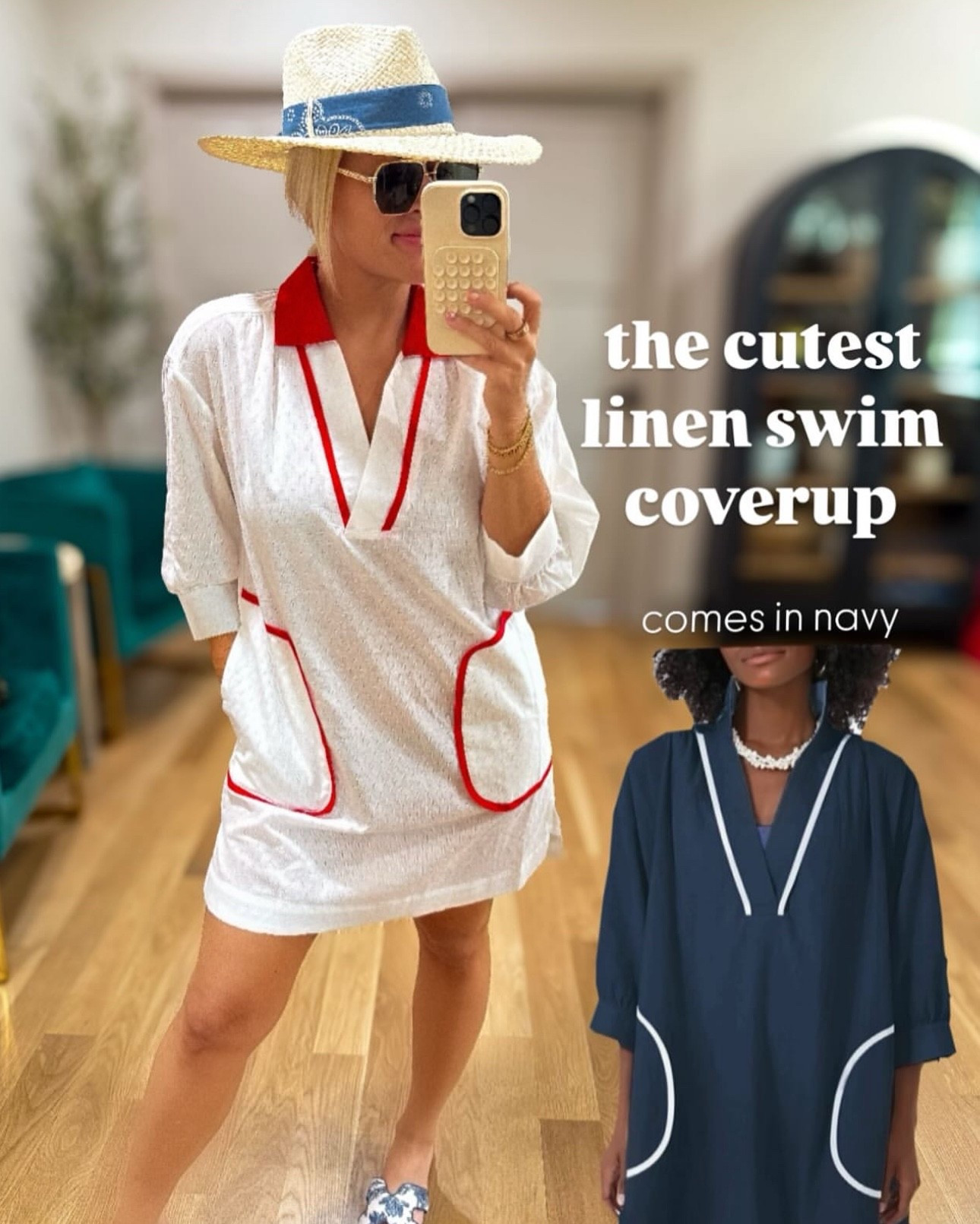The cutest linen swim coverup! 

Mom style, mom approved, swimsuit, Fourth of July 

#LTKMidsize #LTKSeasonal #LTKOver40